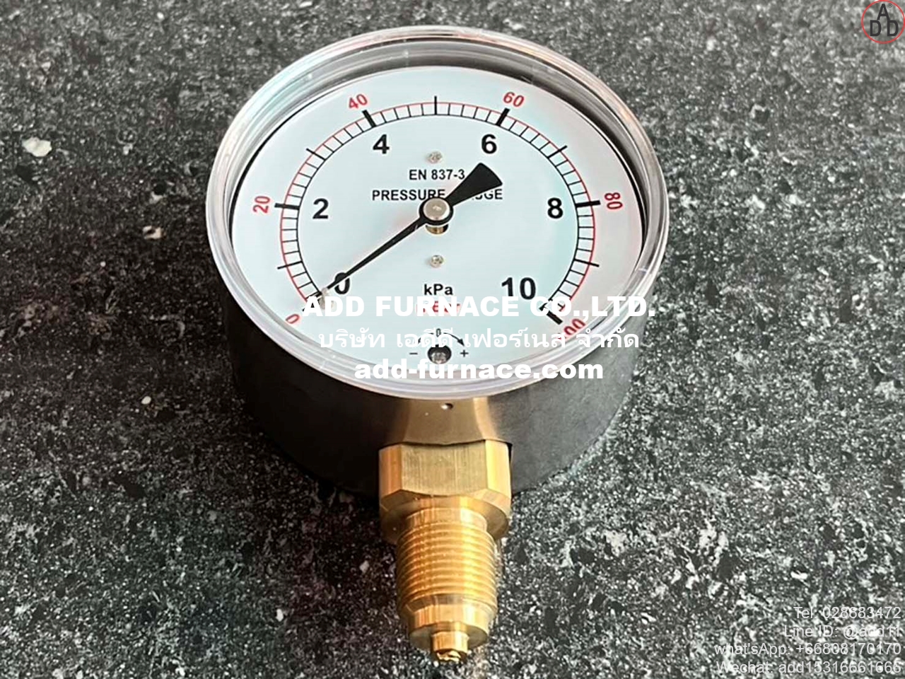 Yamataha Pressure Gauge 0-10kPa(0-100mBar) 3/8G (2)
